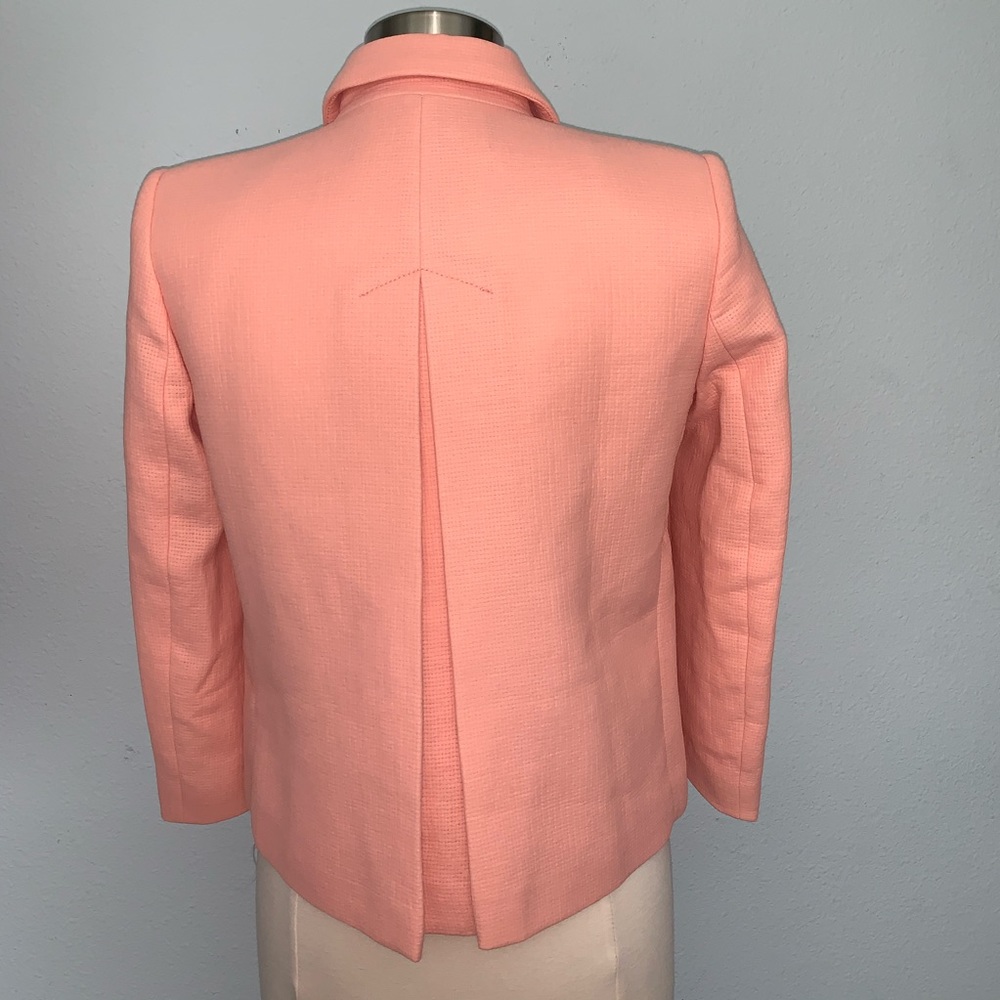 Zara Basic Peach Blazer Size Small - image 3